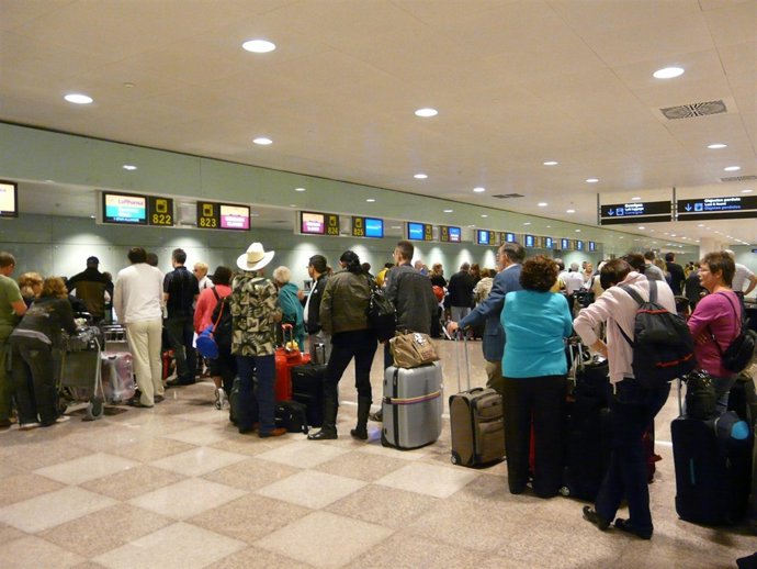 Facturación especial para cruceristas en el Aeropuerto de El Prat