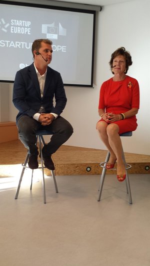 Neelie Kroes, vicepresidenta de la Comisión Europea