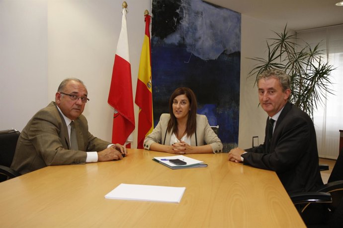 María José Sáenz de Buaruaga; Juan José R. Sendín y Tomás Cobo