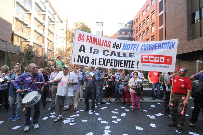 Trabajadores del hotel Convención