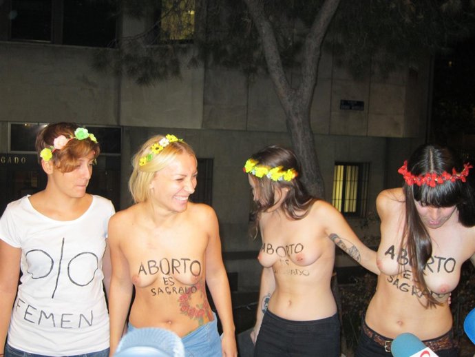 Activistas de FEMEN