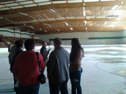 Visita a la antigua pista de hielo de Jaca (Huesca)
