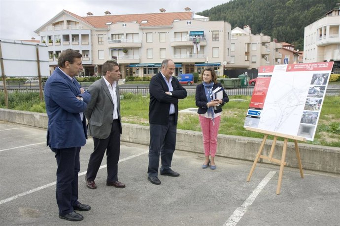 Inauguración del tramo de la red en Argoños