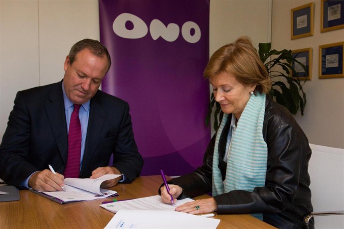 Jseús Terciado (Cepyme) y Rosalía Portela (Ono)