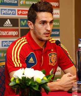 Jorge Resurrección Koke con la selección España