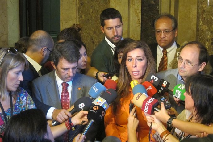 Alicia Sánchez-Camacho, en el Parlament