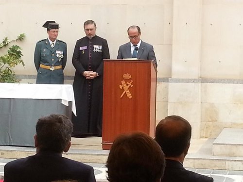 El delegado del Gobierno en Melilla hoy en los actos de la Patrona de la Guardia