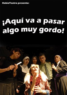 El cartel de la obra.