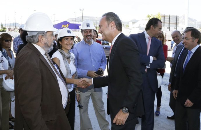 Fabra visita las obras del nuevo Hospital de Gandia