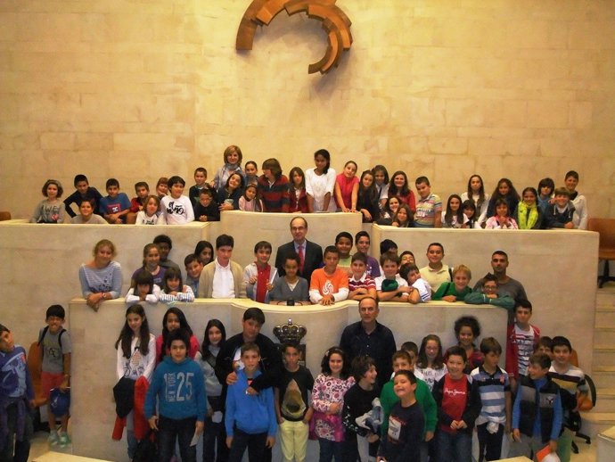 Visita de los alumnos del colegio Marina de Cudeyo
