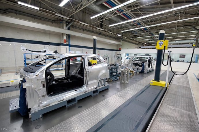 Fabricación del Polo en la fábrica de Volkswagen Navarra.