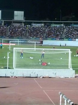 Momento del entreno de la selección española