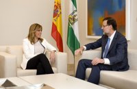 Rajoy se compromete con Díaz a trasladar a Montoro la demanda andaluza para el cumplimiento total de la DAT