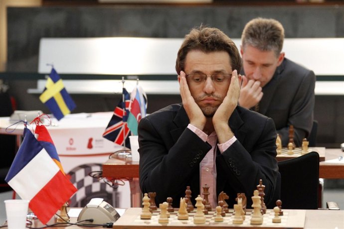 El doble campeón olímpico de ajedrez Levon Aronián