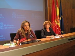 Ibarrola y Aranguren presentando la nueva campaña de vacunacion antigripal