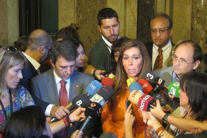 Alicia Sánchez-Camacho, en el Parlament