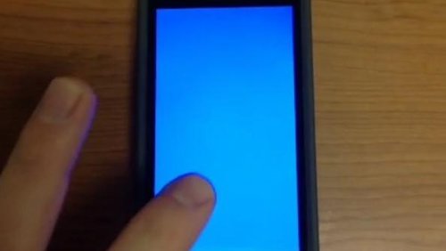 Pantallazo azul iPhone 5S Vine