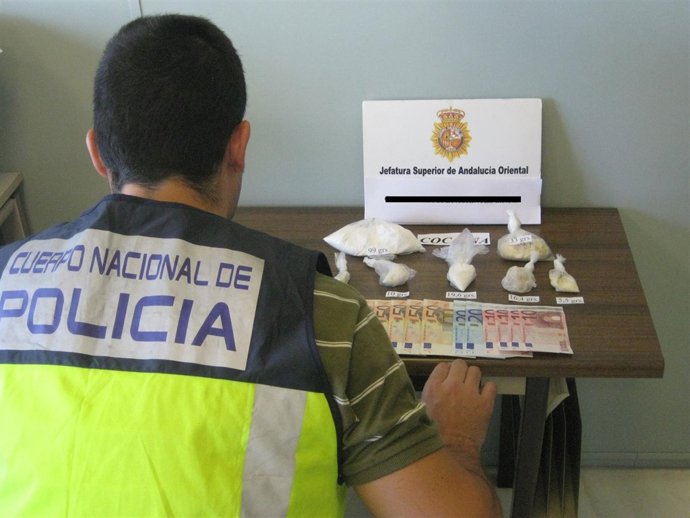 Cocaína intervenida en Granada