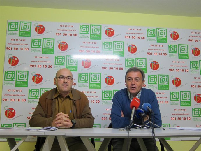 Dacio Alonso (UCE) junto a Carlos León