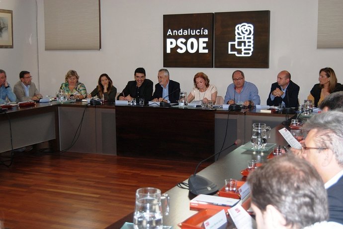 Reunión del Pleno de la Ejecutiva del PSOE-A, este viernes