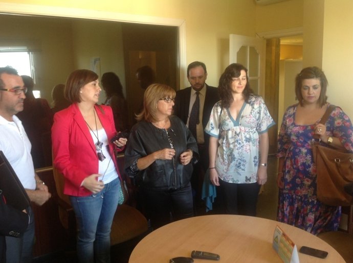 Purificación Gálvez visita Juzgado de Violencia de Género de Jaén