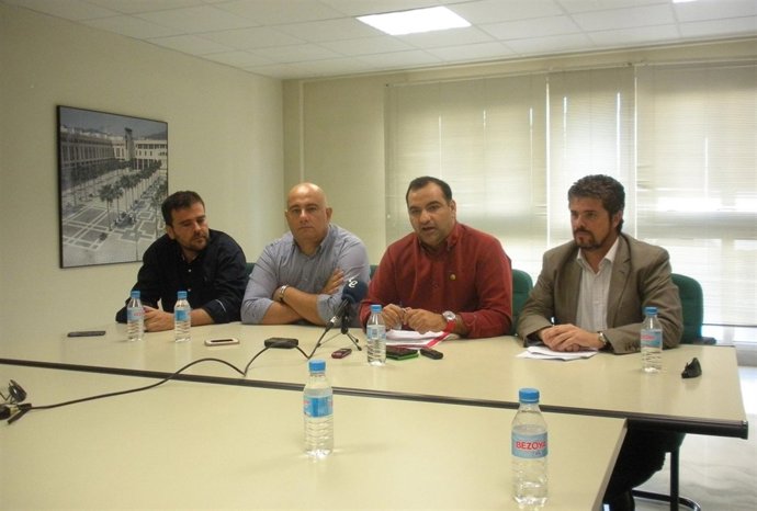 Los portavoces de los grupos de la oposicion en El Ejido