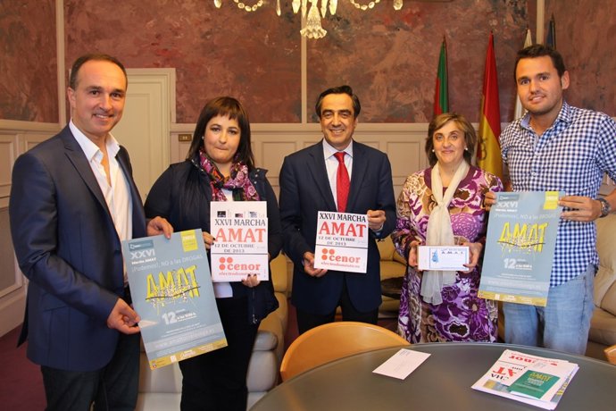 Presentación de la Marcha AMAT contra las drogas
