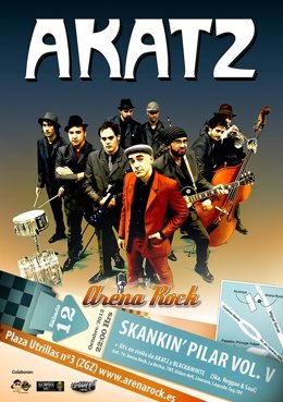 El grupo bilbaíno Akatz, en concierto este sábado en la sala Arena Rock.