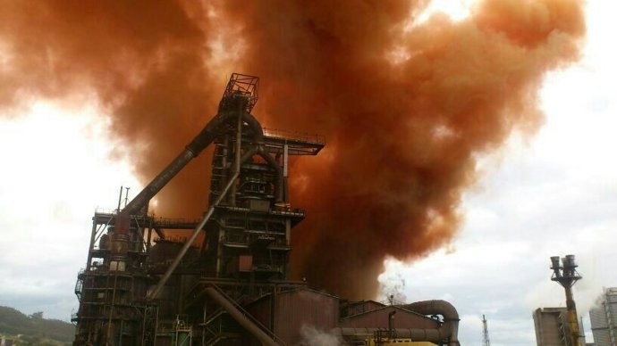 Nube producida por Arcelor. 