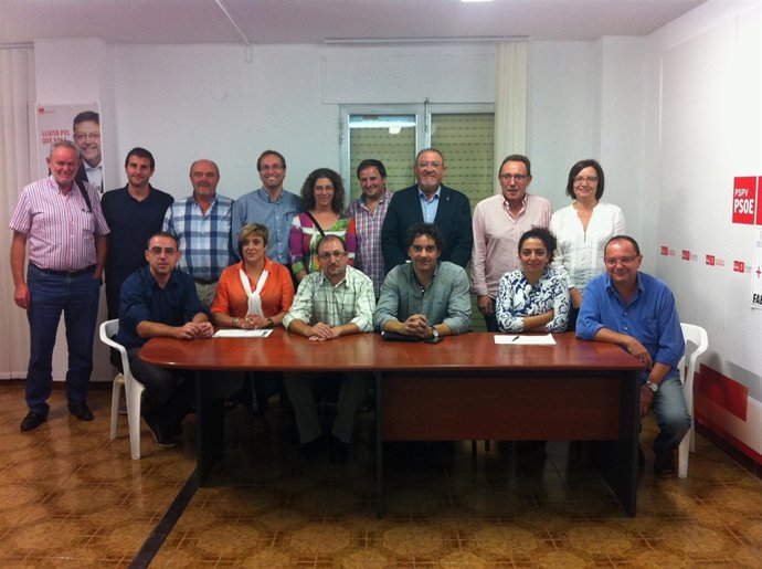 Reunión de alcaldes del PSPV sobre Castor