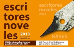 Cartel del Premio de Literatura de la Diputación de Jaén