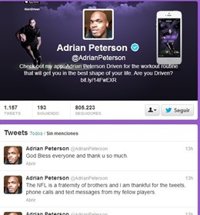 Hijo de 2 años del jugador Adrian Peterson muere tras brutal paliza del novio de su exmujer