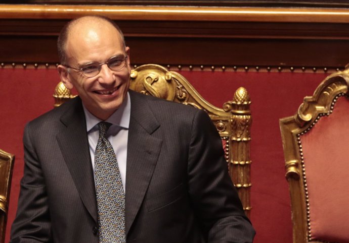 El primer ministro italiano Enrico Letta