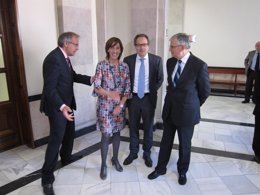 Reunión del fiscal General del Estado con los fiscales jefe de Valladolid y CyL