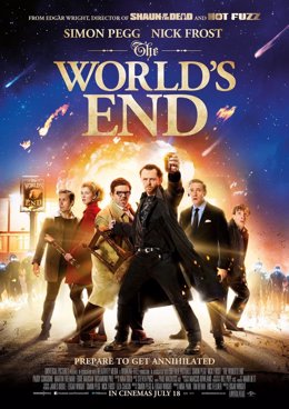 Carátula del film de Edgar Wright 'The World's End'