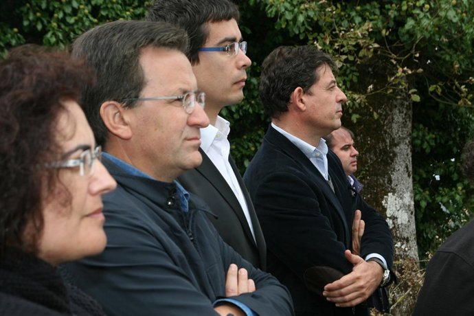 Homenaje en Castroverde a las víctimas del franquismo, Besteiro y Vence