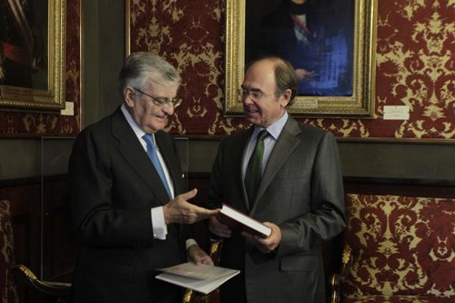 Pío García-Escudero y Eduardo Torres-Dulce en el Senado