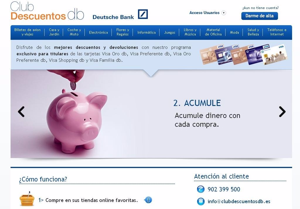 Economía/Empresas.- Deutsche Bank lanza un portal online ...