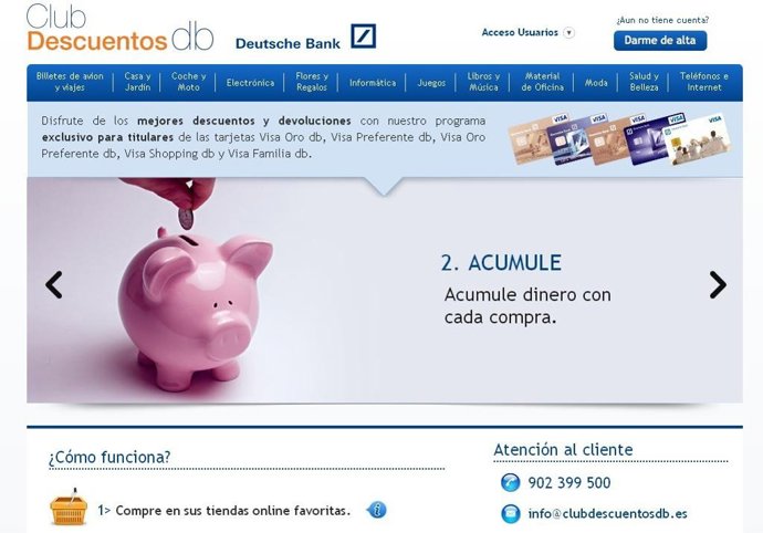 Web Club Descuento db