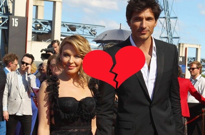 Kylie Minogue se siente devastada tras su ruptura con Andrés Velencoso