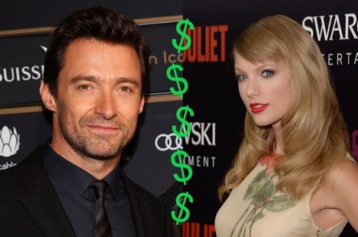 Hugh Jackman y Taylor Swift toda un par de solidarios 