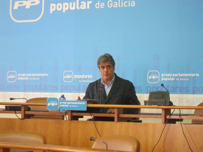 El portavoz parlamentario del PPdeG, Pedro Puy