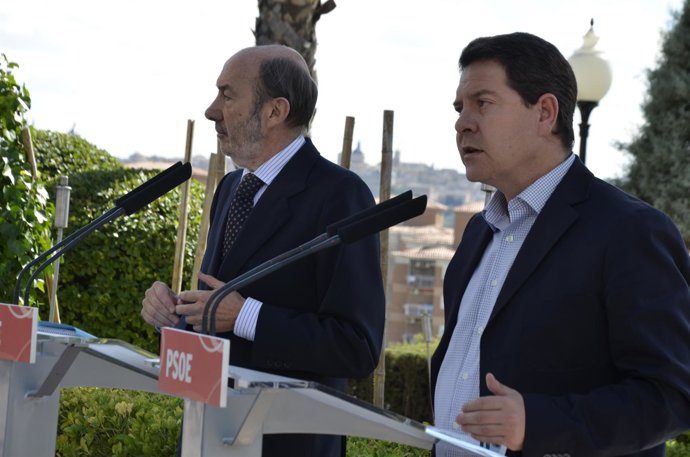 Rubalcaba y Page tras la Ejecutiva Federal en Toledo                