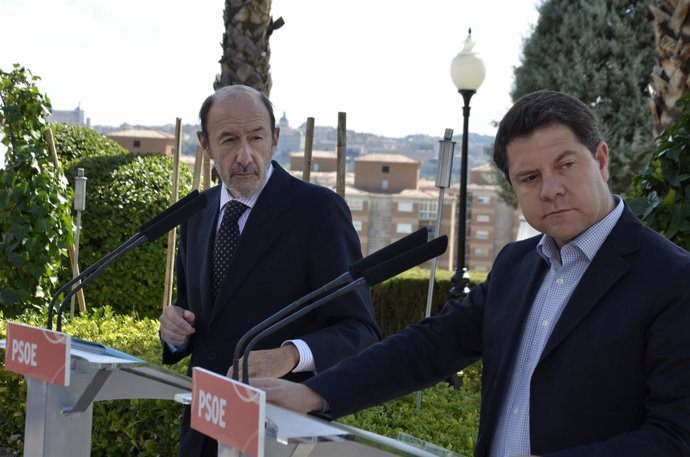 Rubalcaba y Page tras la Ejecutiva Federal en Toledo                