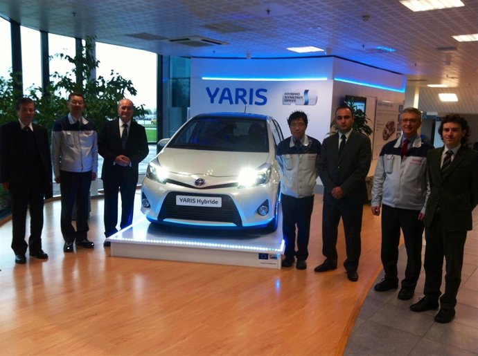 De la Torre en la fábrica de Toyota Motor en Bruselas