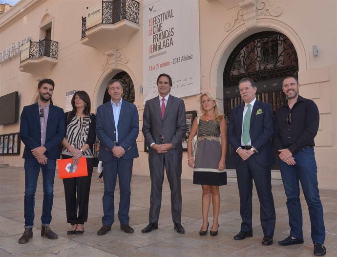 El concejal Damián Caneda en la presentación del XIX Festival de Cine Francés