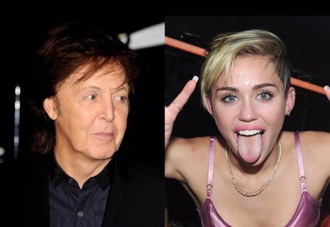 Paul McCartney, a favor de Miley Cyrus
