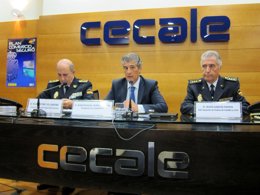 Florentino Villabona, Juan Manuel Muñoz y Jesús García Ramos.