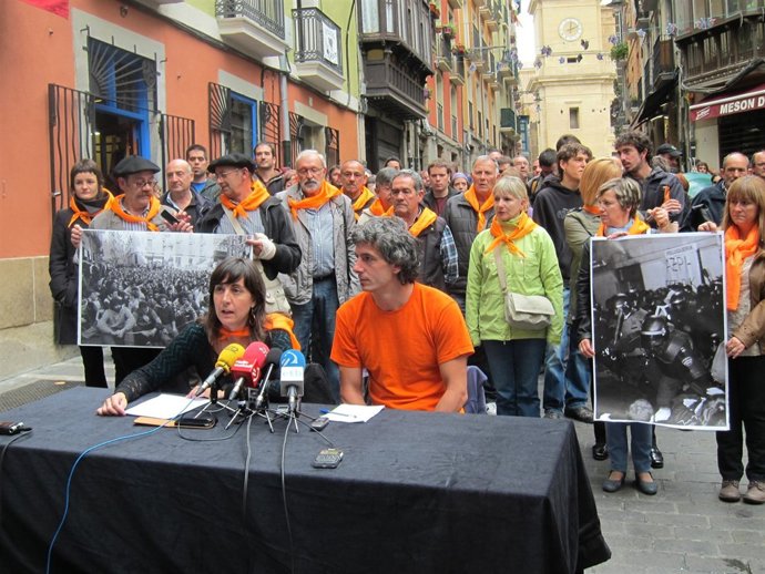 Rueda de prensa de Herri Harresia sobre la detención de Luis Goñi