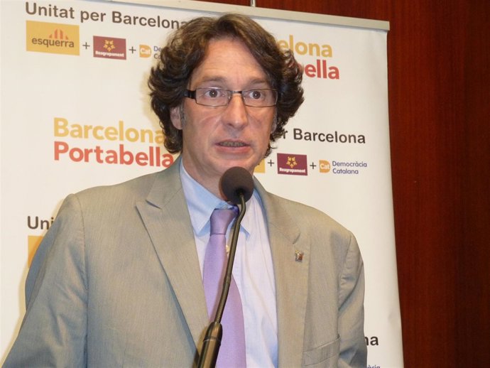 El líder de UpB en al Ayto de Barcelona, J.Portabella